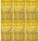 Lostwry 6 Stück Metallic Lametta Vorhänge Tinsel Vorhänge Folie Fransen Vorhang Schimmer Glitzervorhang Fringe für Geburtstag Hochzeit Weihnachtsfeier Tür Fenster Dekoration 1 x 2m (Glod)