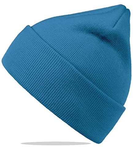 Van Der Rich ® - Weiche und Warme Strickmütze für Herren und Damen (J-Denim, One Size)