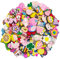 Wanlxc Schuhanstecker, Schuh Charms Schuhschmuck Pin Shoe Charms Schuh Zubehör Weihnachtsgeschenke für Damen Mädchen (30PCS Multi D)