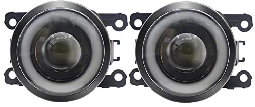 VLIMUS Nebelscheinwerfer - Links Für Peugeot 207 CC Cabrio WD 2007–2012 (Links + rechts) Angel Eye Nebelscheinwerfer
