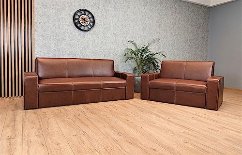 Quattro Meble Echtleder Sofagarnitur Antalya I Extra 3 + 2 Lederset Echt Leder Couchgarnitur Sofa Couch Möbel Set große Farbauswahl !!!
