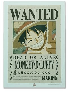 ONE Piece - Luffy - Neon Mural Led - 30 cm