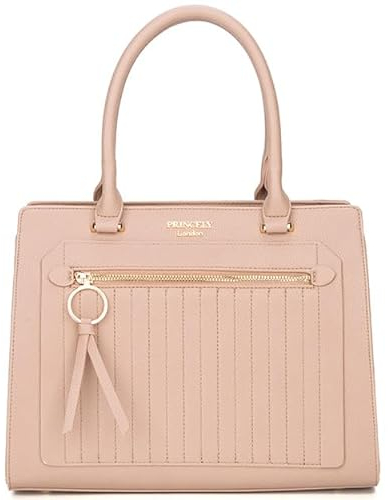 Princely London Handtasche Antonia Braun – Veganes Leder