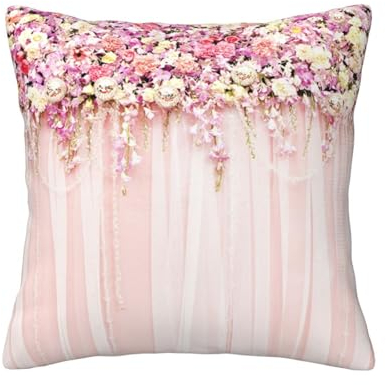 Four Seasons Universal-Wandkissenbezug mit Blumenmuster, ideal als Sofakissen, Taillenkissen oder dekoratives Sitzkissen