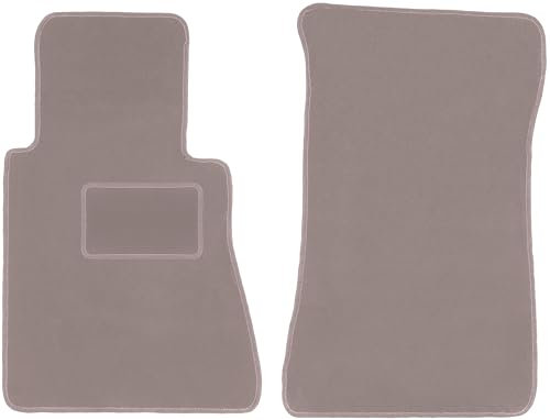 Wielganizator Automatte – Passend für Mercedes W123 Limousine, Kombi 1975-1986 – Velours – Autozubehör - Auto Fußmatten – Fußmatte Auto – 2-teilig - beige