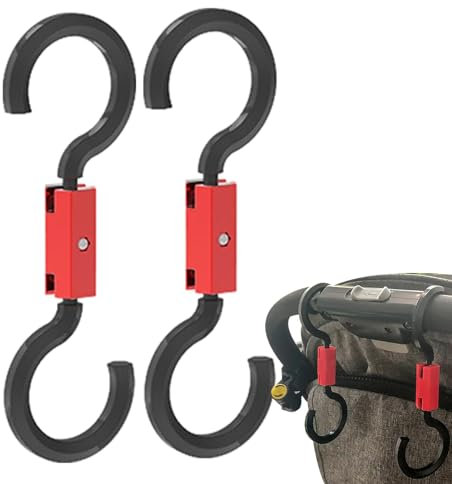 Gancio per schienale per seggiolino auto, ganci per poggiatesta per borsa per auto - 2 Pezzi Gancio Di Stoccaggio Regolabile Per Automobile Girevole Regolabile,Gancio Multifunzione