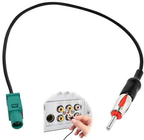 Adattatore Antenna Fakra Z Maschio a Din Maschio Per Autoradio, Connettori Per Hd Radio Head Unit, Cd Media Player, Ricevitore