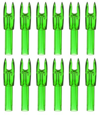 PATIKIL Archery Arrows Nocks, Plastic Insert Arrow Nock Replacement Arrow Tails for Hunting Shooting Compound Recurve Bow