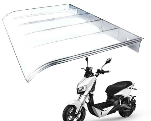 Markisenabdeckung für die Vordertür – UV-Schutz, Vordach für den Eingangsbereich, Regen- und Schnee-Türabdeckung | Wetterfester Türschutz aus Polycarbonat, Terrassenmarkise für zu Hause, windbeständig