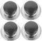 Alipis 4pcs Sound Pot Accessories Saucepan Can Lids Knobs Kitchen Rail Key Spill-Proof Pot Lids Covers Lids Hooks Screen Bin with Lid Expandable Pot Rack Bins Stainless Steel Black