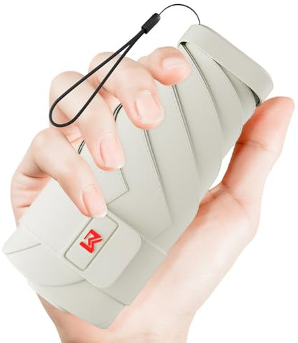 Parapluie de Voyage Mini Pliable pour Sac - Protection UV 50+ contre Soleil & Pluie, Design Compact Léger et Résistant au Vent, Tient dans Poche ou Sac, Parasol Portatif pour Transport Hommes, Femmes