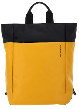 Mandarina Duck Rucksack Laptoprucksack mit Laptopfach Eco Coated Backpack Duck Yellow gelb