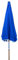 Generico Ombrellone da Spiaggia 200 cm in cotone a Righe Blu e Bianche, 8 Stecche, Design Classico,palo in legno e alluminio, Protezione Solare UV, super resistente