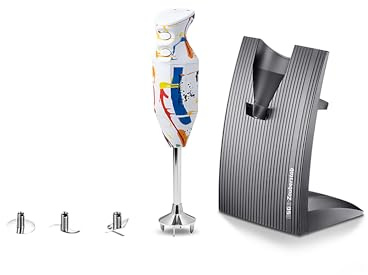 ESGE-Zauberstab 91001 Design Edition Color-Art – Stabmixer, Pürierstab, elektrischer AC-Motor, 2-stufig, 17.000 U/min