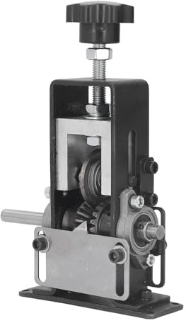 YDuupxe Máquina Peladora de Cables, Operación Manual Automática con Manivela e Interfaz de Motor para Pelacables de Desecho, Marco en Forma de V Fácil de Ajustar y Deflector de Entrada