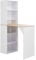 vidaXL Bartisch mit Schrank Bartresen Stehtisch Tisch Tresentisch Bistrotisch Esstisch Küchentheke Frühstückstisch Küchentisch Weiß 115x59x200cm