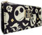 Nightmare Before Christmas Jack Oogie et Zero Emblème Métallique Porte-Monnaie/Portefeuille Clutch Poche à Pièces & Porte-Cartes, Noir