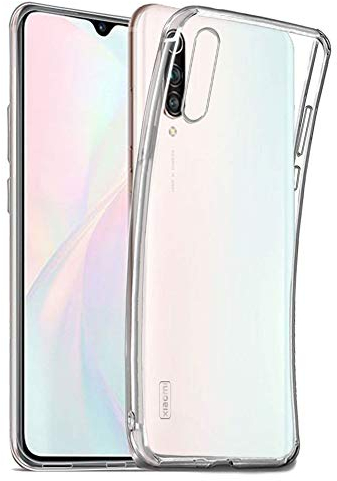 REY Transparent Silikonhülle TPU für XIAOMI MI 9 Lite - XIAOMI CC9 - Mi9 Lite, Handyhülle Premium Kratzfest TPU Durchsichtige Schutzhülle, Ultradünne 0,33 mm