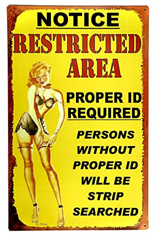 Retro Blechschild — 41,5x25x0,2cm — Dekoration für Zuhause Restaurant Bar Café Vintage-Stil Türschild Nostalgie Metallschild Tin Sign Pub Wanddeko Ideen 50er Jahre Stil