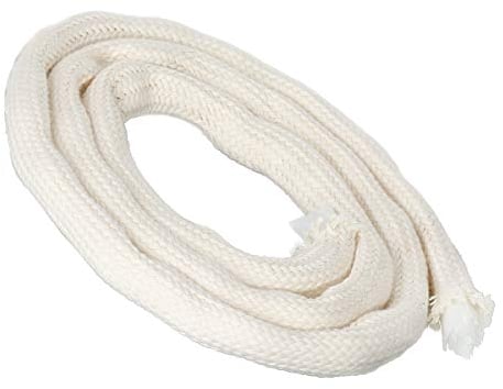 NKlaus Docht 5m Glasfaser Rund Ø 12mm für Spirituslampe zum Schmelzen Öllampe für gereinigtes Lampenöl Paraffinöl Dauerdocht Gartenfackel Petroleumlampe 1267