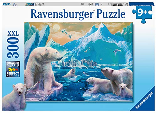 Ravensburger Kinderpuzzle - 12947 Im Reich der Eisbären - Tier-Puzzle für Kinder ab 9 Jahren, mit 300 Teilen im XXL-Format