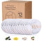 UNIDEAL Lot de 12 Filtre Fontaine Eau Chat, Filtre Fontaine Chat, Filtre Fontaine Eau Chat Fleur, Filtres Fontaine Eau Chat avec Charbon Actif, pour 1,6-2,5L Fontaine a Eau Chat Filtre.(12.5CM)