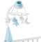 CHICCO First Dreams Rainbow Musical Karussell, 3in1 Neugeborenen Karussell mit beruhigenden Melodien und Regenbogen Projektion, mit 4 weichen Anhängern, kompatibel mit Next2Me Wiegen, 0 Monate +, Blau