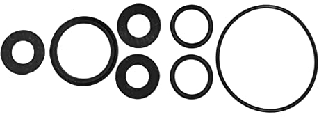 Online Trade Counter Lay Z Lazy Spa kompatibles Gummidichtungsset – 7-teiliges Set mit Gebläse A, B/C Kupplung, Filtermutter und Pumpen-O-Ringen – robustes OEM-Ersatzzubehör für die Leckreparatur
