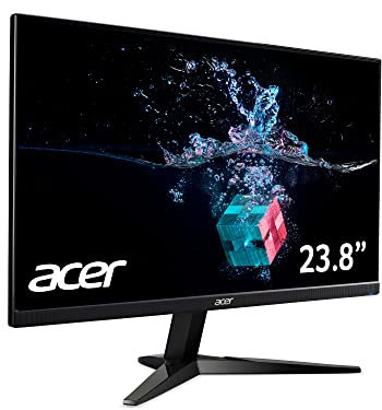 Acer KG241YSbiip 24 Inch Full HD Gaming Monitor (VA Panel, 165Hz, FreeSync Premium, 1ms, HDR 10, DP, HDMI, Black)