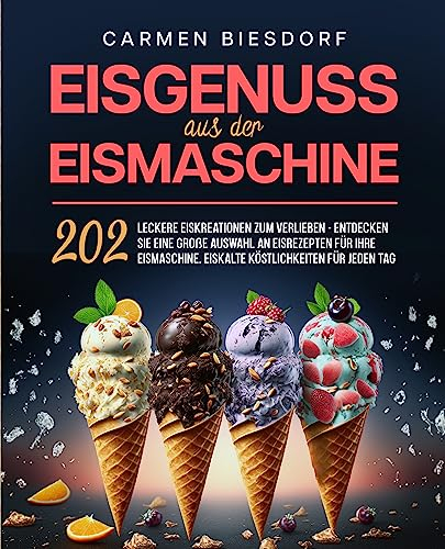 Eisgenuss aus der Eismaschine: 202 leckere Eiskreationen zum Verlieben - Entdecken Sie eine große Auswahl an Eisrezepten für Ihre Eismaschine. Eiskalte Köstlichkeiten für jeden Tag.