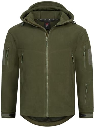 Höhenhorn 39K145+ZWL4 Biferten Herren Militär Fleecejacke Grün Gr. XL