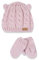 Chicco Unisex Baby Mütze Baumwolltrikot, Winter, Design in Italy Hut und Handschuhe Set