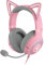 Razer Kraken Kitty V2 USB Wired RGB Headset: Chroma Kitty Ears - Stream reaktive Beleuchtung - HyperClear Nierenmikrofon - Triforce 40mm Treiber - 7.1 Surround Sound - Quartz Pink (Renewed)