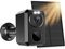 BEENOZO 2K Camera Surveillance WiFi Exterieure sans Fil, 3MP Camera IP Extérieure/Intérieure, Camera Surveillance sur Batteries, avec Panneau Solaire, Vision Nocturne 30m, Détection PIR,Alarme Sonore