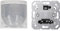 JUNG Home Bewegungsmelder-Set mit 1701SE Schalteinsatz Relais 1-Kanalig + BTA17182WW Bewegungsmelder 2,2 m Thermoplast Alpinweiß Serie A