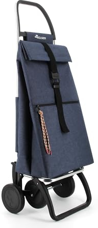Einkaufstrolley Rolser Big Tweed 4 Räder - Marino