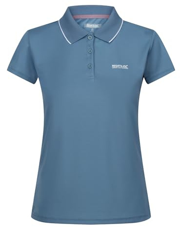 Regatta Womens Maverick V Active Polo Shirt, Blue, 10 UK
