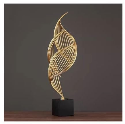 GRFIT Table Decorations Creative Modern Luxury Living Room Entrance Feng Shui Ornaments Desk Decorations Furnishings Crafts Desktop Ornament (Size : L)