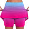 Angxiwan 2 in 1 Running Shorts Women Plus Size High Rise Waisted Tennis Skorts Stretchy Athletic Pleated Skirts Inner Legging Shorts Golf Yoga Running Skirts Skorts Workout Sports Skorts Clearance