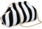 YOUSIS Clutch-Geldbörse für Damen, lässig, gewebt, gestrickt, Handtaschen, Wolken-Clutch, Tasche für Dinner-Partys, Kleinere Streifen a, Einheitsgröße