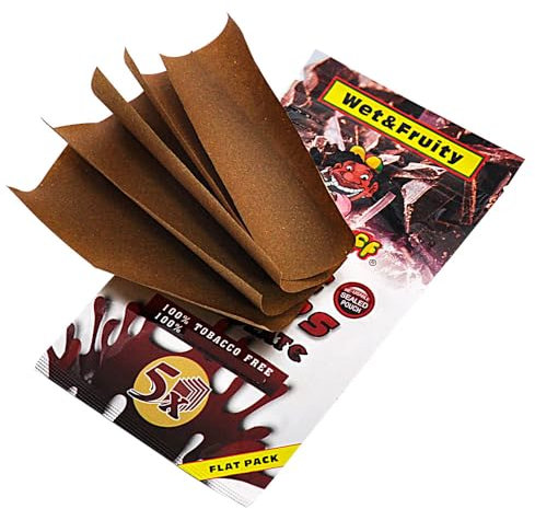 S STUARTS DIRECT LIMITED Zigarettenpapier King Size Rolling Papers in Reusable Pouch | Longpapers mit Tips Long Longpapes mit Paper Filter Tips | Tabak Rolls Set for Cones Smoking (SCHOKOLADE)
