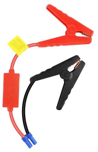 Flintronic Cavi Avviamento Batteria Auto, Morsetto a Coccodrillo di Ricambio per Avviatore di Emergenza per Auto 12V, per Avviamento di Emergenza Batteria Auto