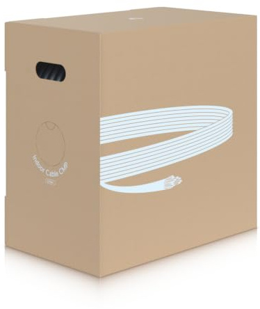 Ubiquiti UACC-Cable-C6A-CMP networking cable White 305 m Cat6a U/UTP (UTP)