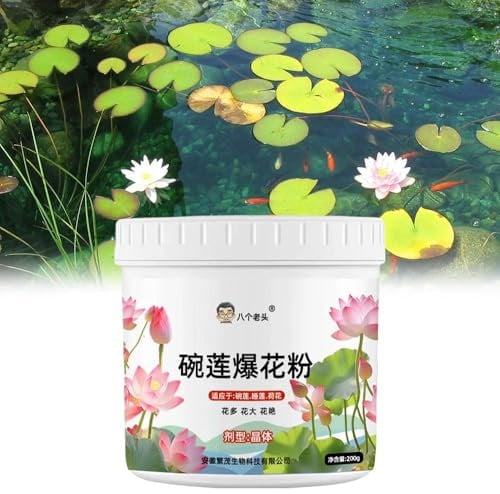 Aquatic Plant Fertilizer, 200g Aquarium Plant Fertilizer, Effective Growth Lotus Foods, Lotus Nutrients for Bowl Lotus, Water Lily, Lotus