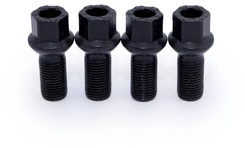 Boulons de Roue en Acier, Utilisation Adaptée Pour Audi A2 A3 A4 VW Passat Golf Boulons Roue En Alliage Écrous Goujon M14x1.5 Rayon Pneu Voiture Vis