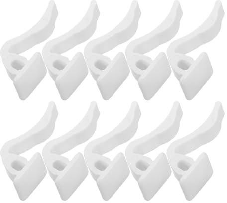 MAGICLULU 6.2Mm Radiator Cover Clips 10Pcs Plastic for Enhanced Heat Distribution and Stable Mounting in Household and Hospitality Settings