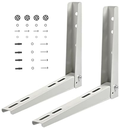 Montaje en pared Mini Split, Rack Instalación condensador, Soporte de aire acondicionado 35 x 45 cm | Para aire acondicionado, techo, exterior, casa, dormitorio, apartamento