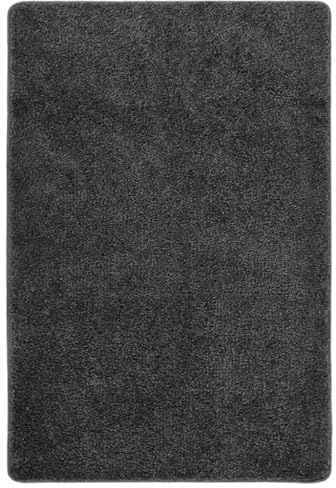 Heofavd Shaggy-Teppich Dunkelgrau 140x200 cm - Weicher Hochflor Teppich rutschfest für Wohnzimmer Schlafzimmer - Langflor Teppich waschbar mit Latex-Unterseite