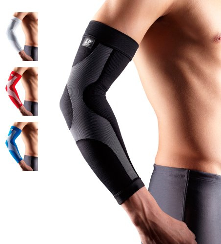 LP Support 251 Power Sleeve Kompressions-Armbandage - Armsleeve, Größe:M, Farbe:blau