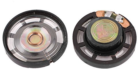 Aexit 2Pcs 8 Ohm 0.25W 27mm Dia External Magnet Mini Loudspeaker Speaker Horn (aad5048ada884bafcd61e7d872d4119a)